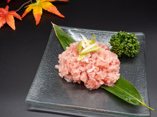 自家製とろみ 上質な目鉢まぐろのみを使用した絶品のねぎとろ(1kg)